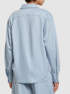 Camicia di lana in jersey Max Mara