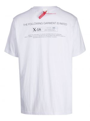 T-shirt en coton à imprimé Mostly Heard Rarely Seen 8-bit blanc