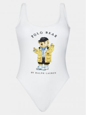 Badeanzug Polo Ralph Lauren weiß