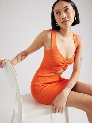 Плетена рокля Tally Weijl оранжево
