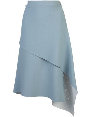 Falda de punto Proenza Schouler azul