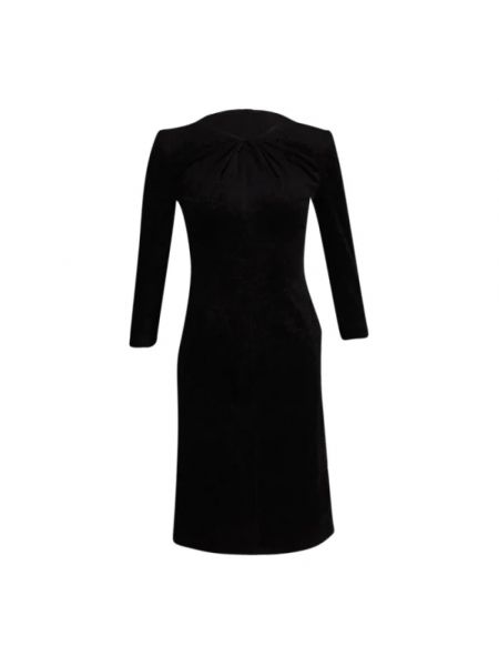 Sukienka bawełniana Armani Pre-owned czarna