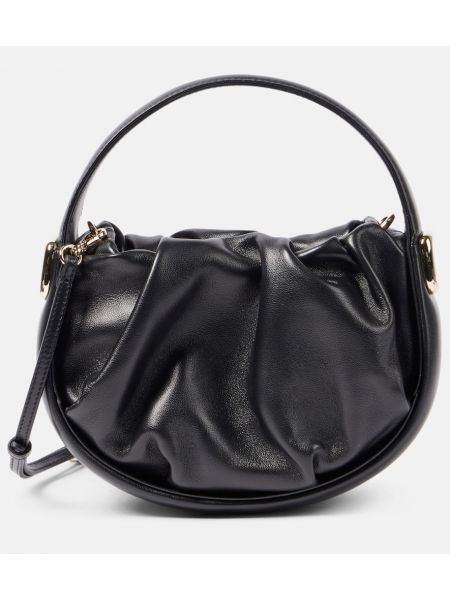 Lær mini bag Roger Vivier svart