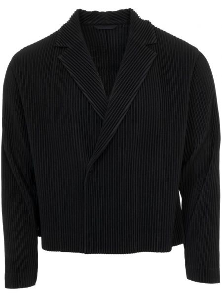 Plisseret blazer Issey Miyake sort