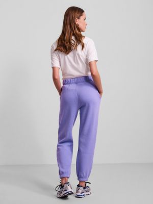 Pantaloni sport Pieces violet