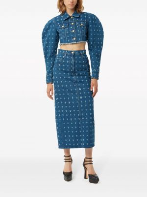 Džínová bunda s oděrkami Nina Ricci