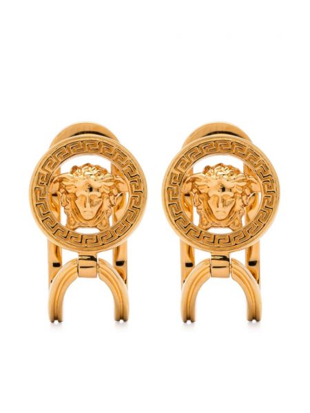 Boucles d'oreilles à boucle Versace doré