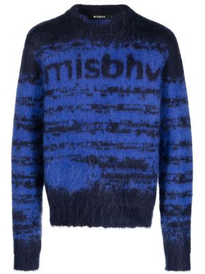 Пуловер от мохер Misbhv синьо