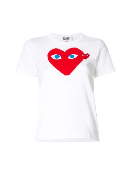 T-shirt à imprimé de motif coeur Comme Des Garçons