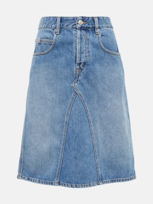 Spódnica jeansowa Marant Etoile niebieska