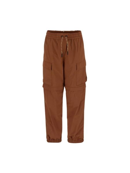 Pantalon en nylon Moncler Grenoble marron