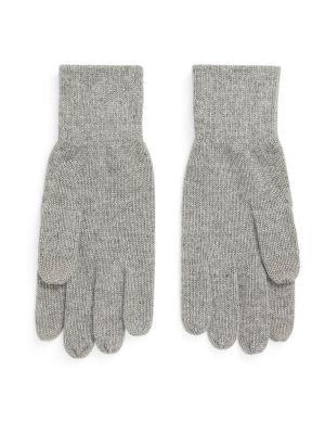 Μελανζέ γάντια Polo Ralph Lauren γκρι