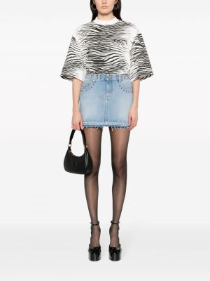 Džinsinis sijonas su spygliais Alessandra Rich