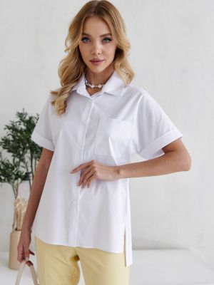 Белая блузка Leleya
