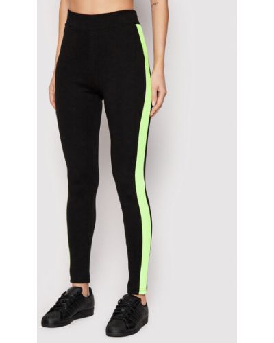 Legginsy Neon TB3408 Czarny Slim Fit Urban Classics