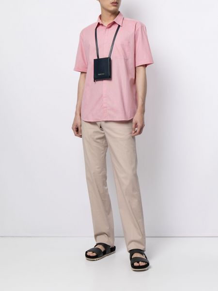Camisa con botones D'urban rosa