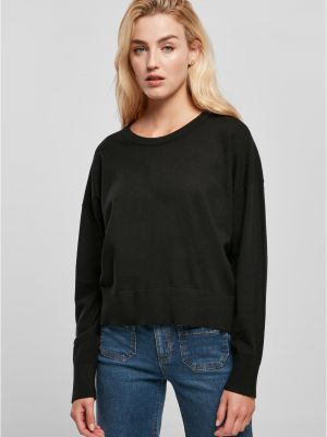 Oversize džemperis viskozes Uc Ladies melns