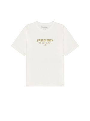 T-shirt Free & Easy blanc