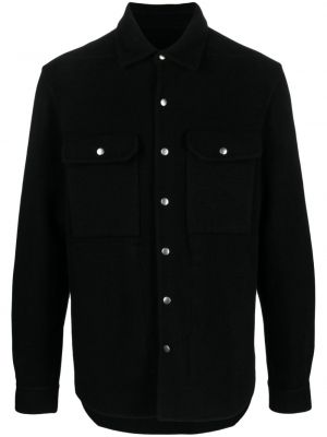 Кашмирена риза Rick Owens черно