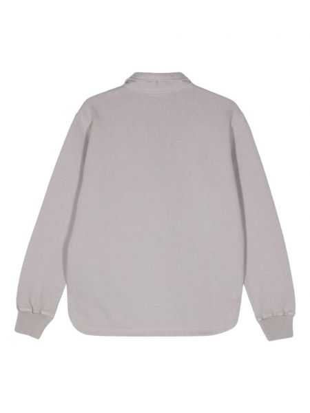 Sweatshirt aus baumwoll mit print Stone Island grau