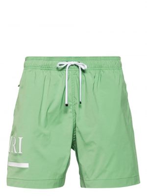 Pantaloni scurți cu imagine Amiri verde