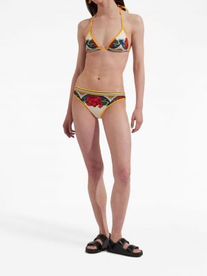 Bikini ar apdruku ar tropisku rakstu La Doublej