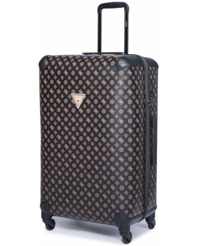 Duża Twarda Walizka GUESS - Group Wilder Travel TWP745 29480  BROWN