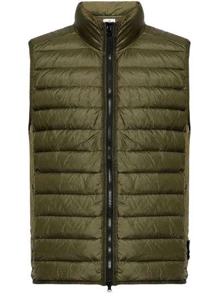 Quiltet vest Stone Island grøn