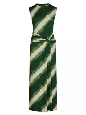Платье миди Johanna Ortiz зеленое