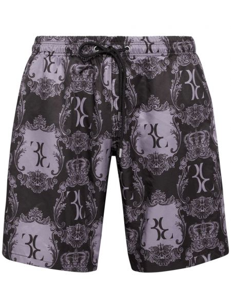 Shorts mit print Billionaire blau