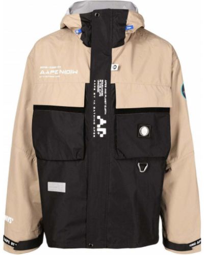 Vindjacka med huva Aape By *a Bathing Ape® brun