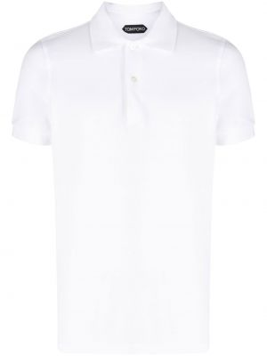 Поло тениска Tom Ford бяло