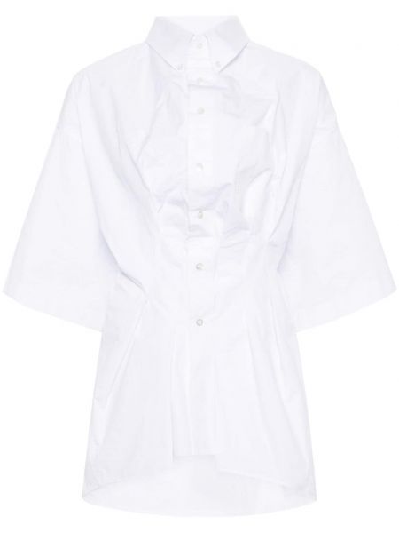 Bílá bavlněná košile Maison Margiela