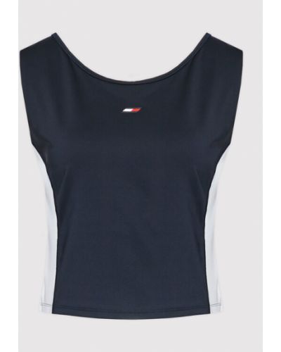 Tommy Hilfiger Curve Felső S10S101400 Sötétkék Slim Fit