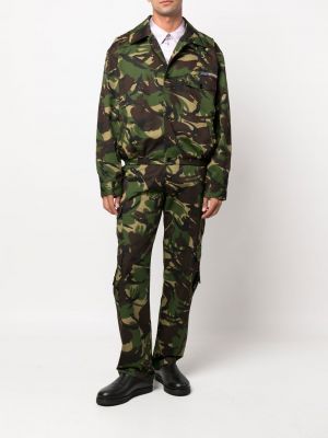 Jacke mit geknöpfter mit print mit camouflage-print Martine Rose