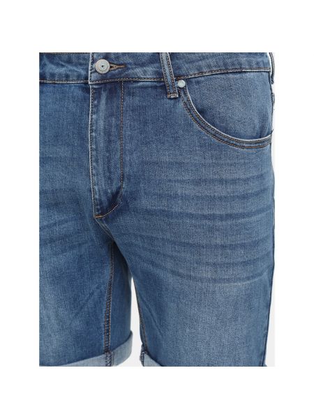 Джинсовые шорты Alessandro Manzoni Jeans синие