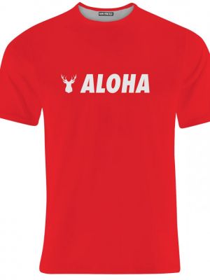 Tričko Aloha From Deer červená