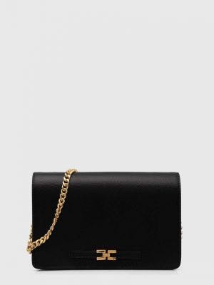 Usnjena torba Elisabetta Franchi črna