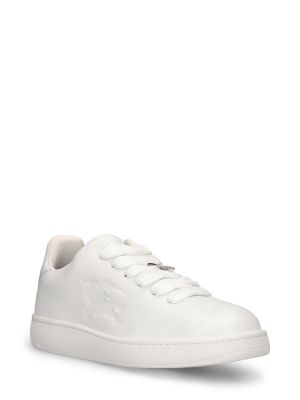 Δερμάτινα sneakers Burberry λευκό