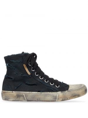 Sneakersy z przetarciami Balenciaga czarne