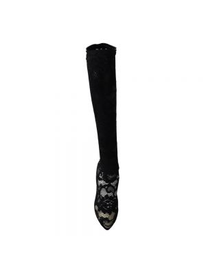 Calcetines con tacón Dolce & Gabbana negro