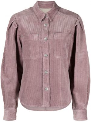 Menčestrová košeľa Marant Etoile fialová