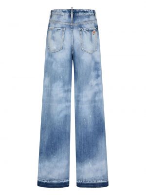 Distressed jeans ausgestellt Dsquared2 blau