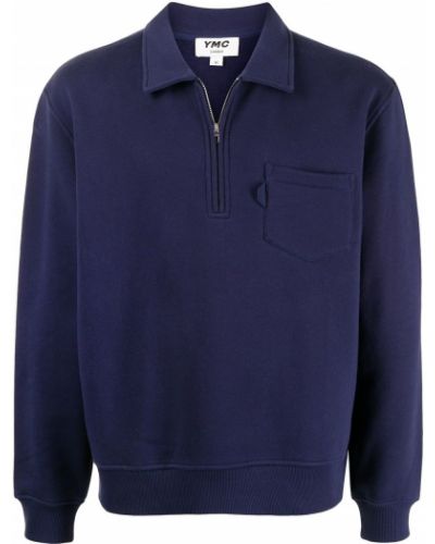 Jersey con cremallera de punto de tela jersey Ymc violeta