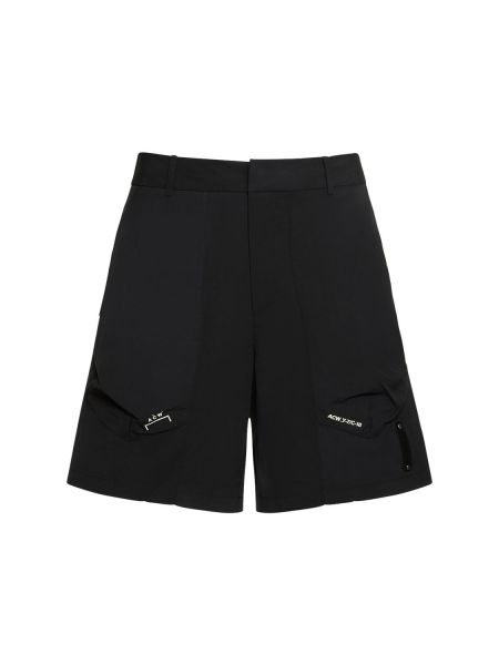 Pantaloni scurți din nailon A-cold-wall* negru