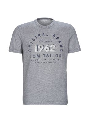 Tričko s krátkými rukávy Tom Tailor šedé