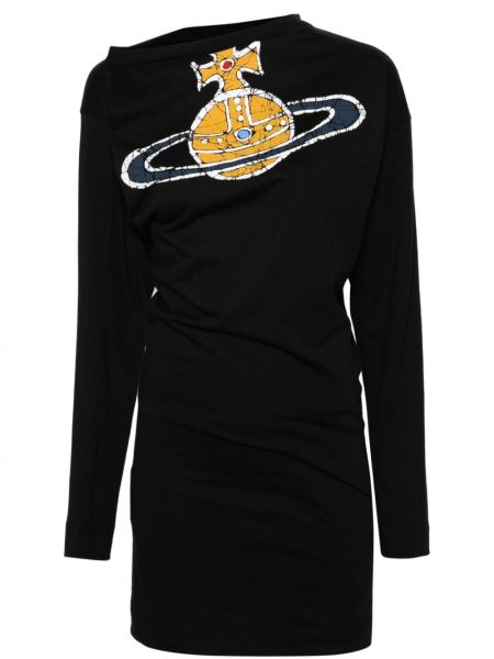 Šaty jersey Vivienne Westwood černé