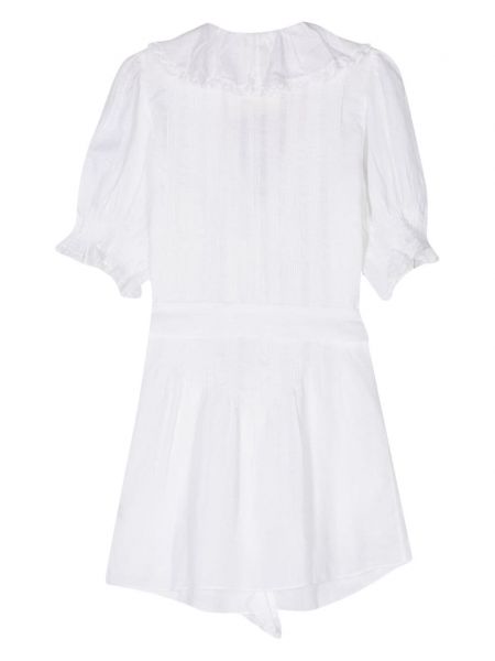 Sukienka z falbankami Dôen biała