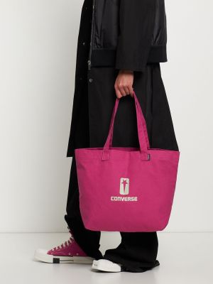 Τσάντα shopper Drkshdw X Converse ροζ