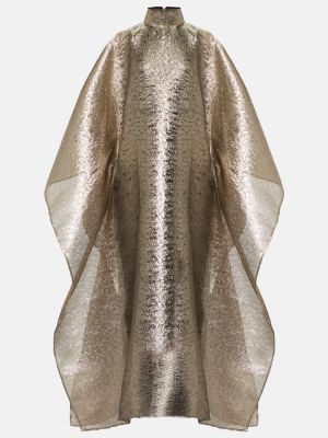 Vestito lungo di lana trasparente Taller Marmo oro